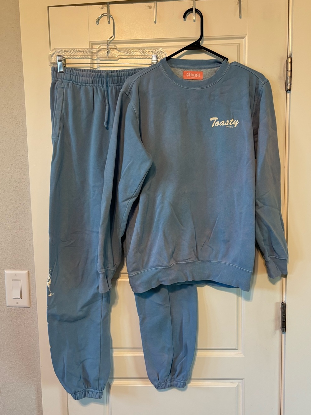 The toast podcast merch sweat set
